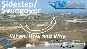 How to perform a SWINGOVER (Sidestep) from one runway to another? | Real 737 Pilot