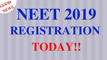 NEET 2019 Dates | MBBS Admission | NEET 2019 Registration | NTA NEET Exam