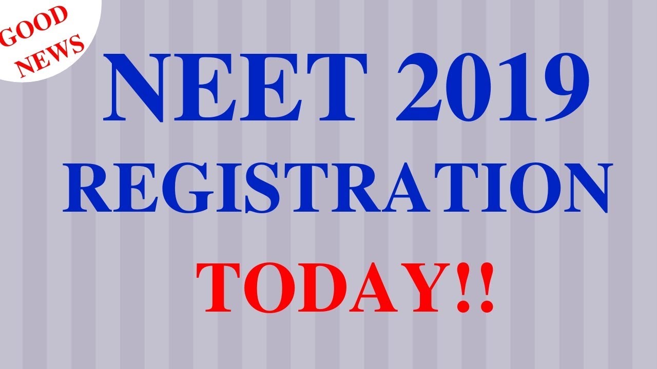 NEET 2019 Dates | MBBS Admission | NEET 2019 Registration | NTA NEET Exam