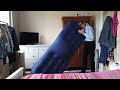 Possibly first time seen on youtube b2p a single airbed using lung power only