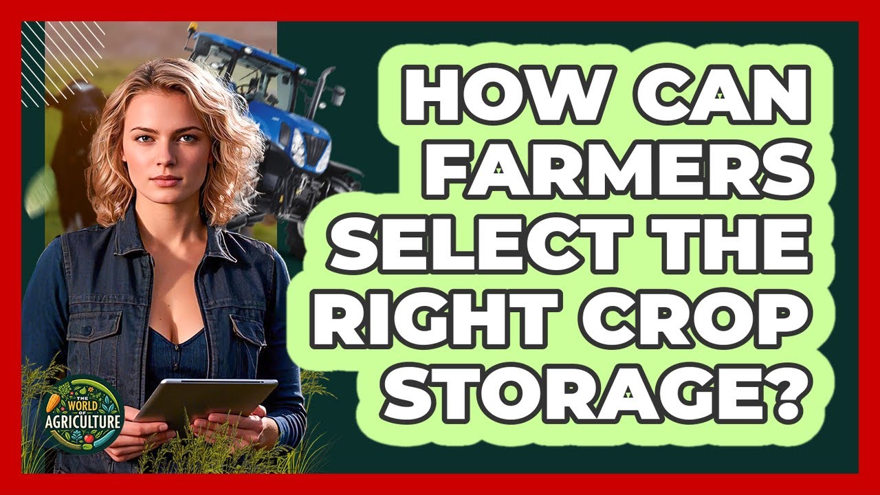 How Can Farmers Select The Right Crop Storage? - The World of Agriculture