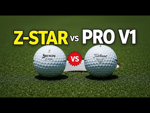 Srixon Z-Star 2025 vs Titleist Pro V1 2025 Spin Control Review and