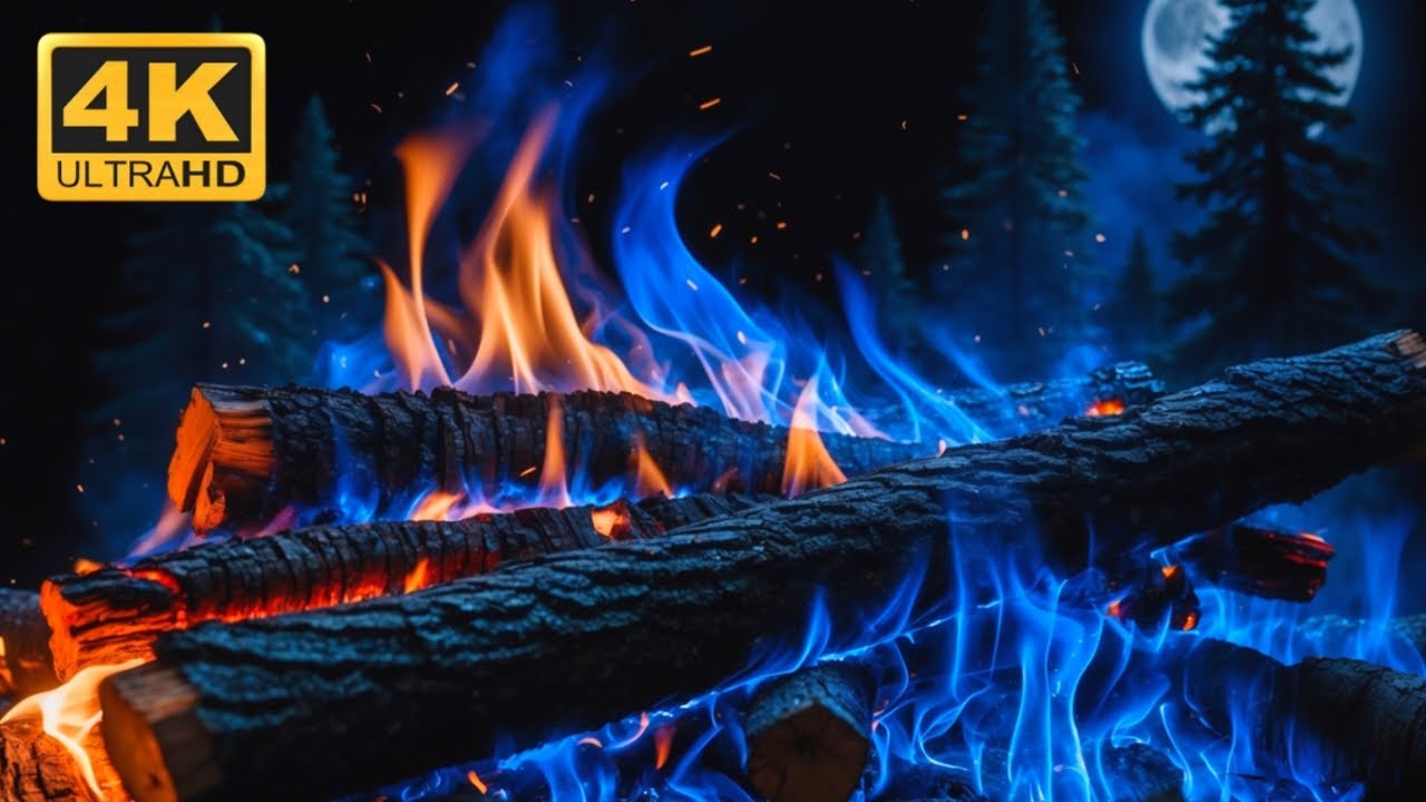 Fireplace Sounds for Focus & Concentration – No Music, Just Pure Fire Ambience