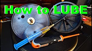 How to LUBE - Lubricate Turntable Bearing - DISASSEMBLY - How it Works