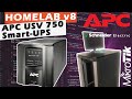 Homelab usv  apc smartups 750  nmc2  batterien hinzufgen karte einbauen hands on