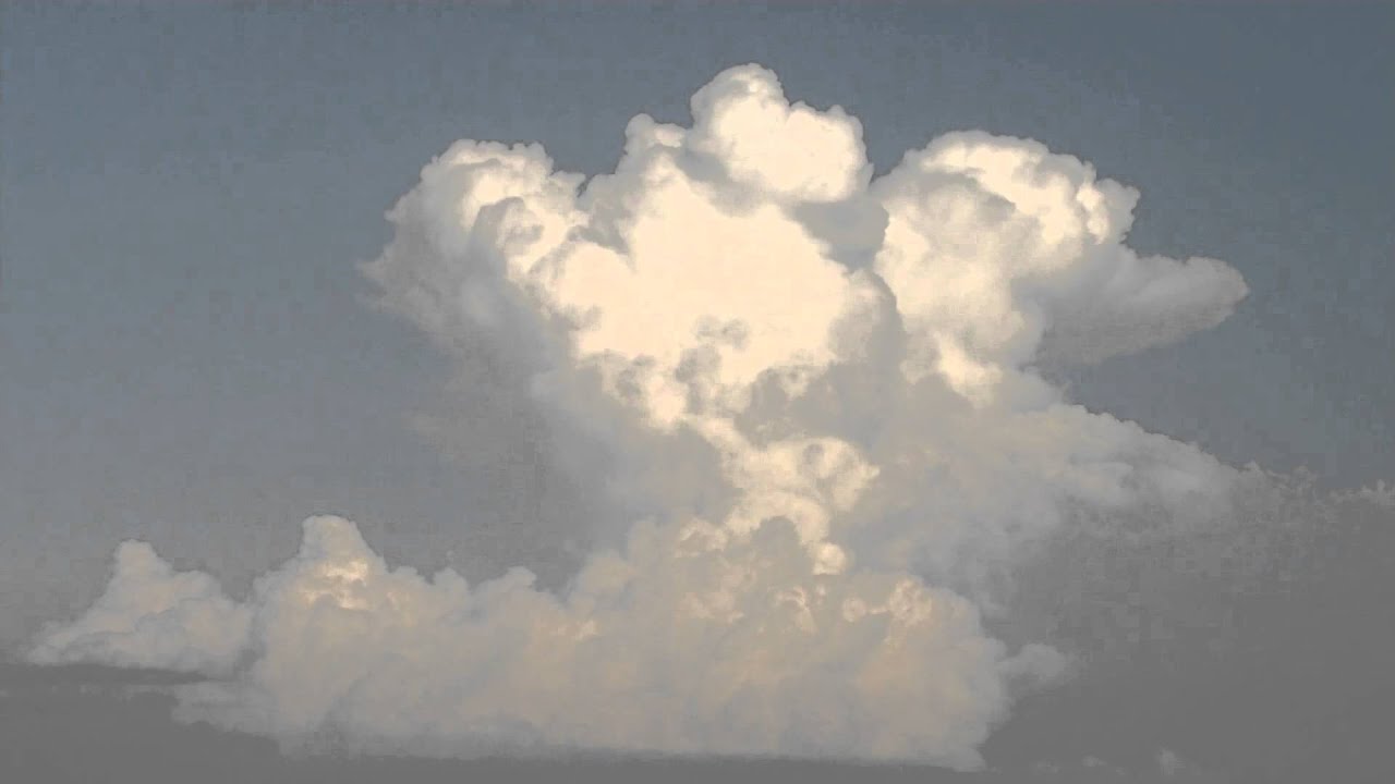 入道雲不発 普通の雲に変化 Youtube
