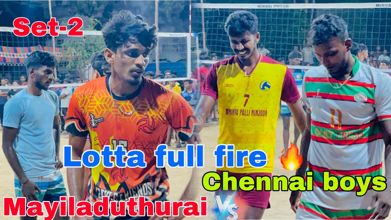 🔥25k match set-2 || Mayiladuthurai 🆚 Chennai boys || Lotta Asc service 🔥​⁠@powerspikevb