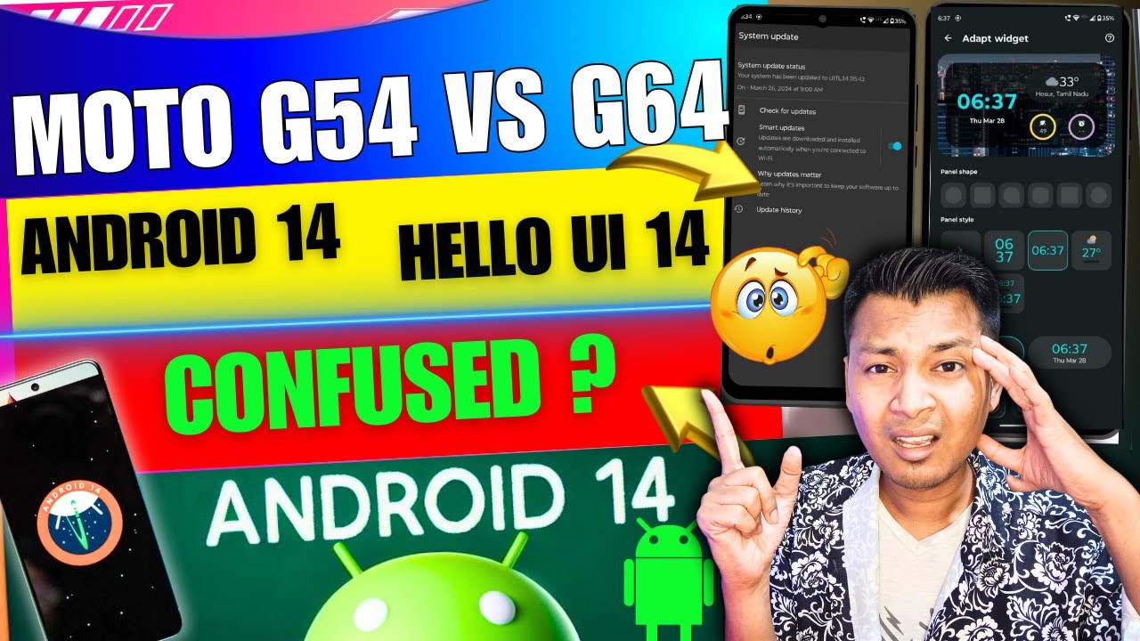 Moto G54 5G ka Baap Moto G64 Android 14 Update +- Hello UI | Kaun Sa Best Hai ?