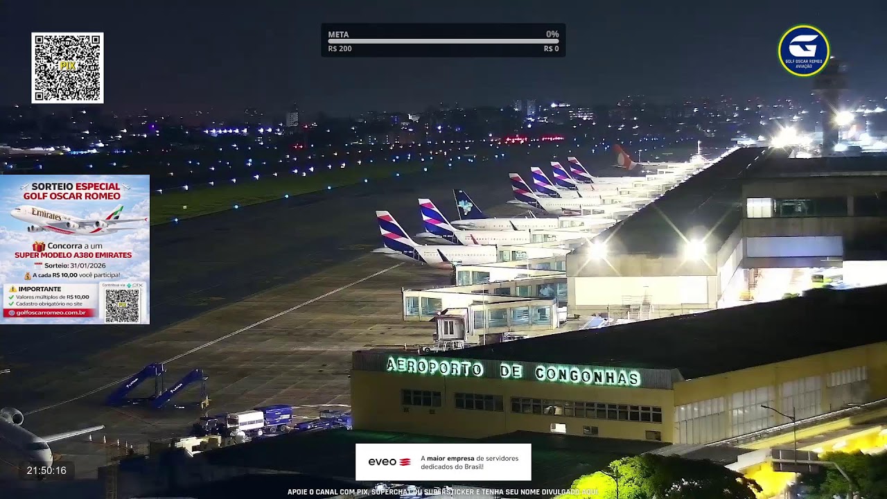 SBSP LIVE #2 - Aeroporto de São Paulo AO VIVO - CGH Airport - 17/01 Manhã