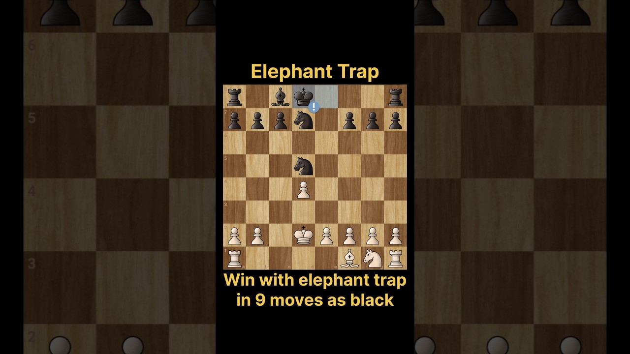 The Deadly Elephant Trap | Win in Just 9 Moves with This Chess Opening Trap!