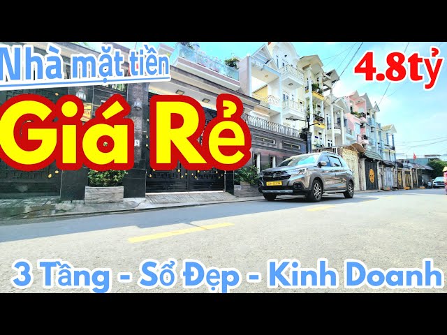 Bán nhà Mặt tiền Bình Tân 4x14.5m, "3 TẦNG.. GIÁ SIÊU RẺ" đường số 8, BHHB gần Tân Kỳ Tân Quý