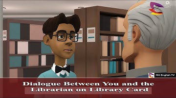 Dialogue with the Librarian on Library Card l MH English TV l Learn English