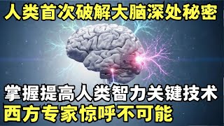 人类首次破解大脑最深处的秘密! 中国科学家掌握提高人类智力关键技术, 西方专家惊呼不可能|科学边界 人类首次破解大脑最深处的秘密! 中国科学家掌握提高人类智力关键技术, 西方专家惊呼不可能|科学边界