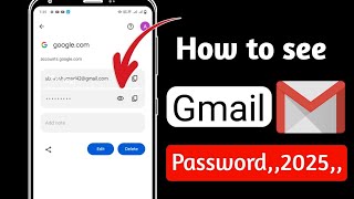 Gmail Şifresi Nasıl Görülür, Gmail Şifresi Mobil 2025 Nasıl Görülür,,,,,???