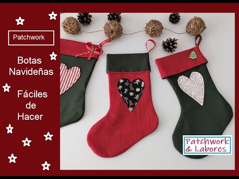 Cómo hacer Botas de navidad . fáciles y rápidas de hacer. - YouTube