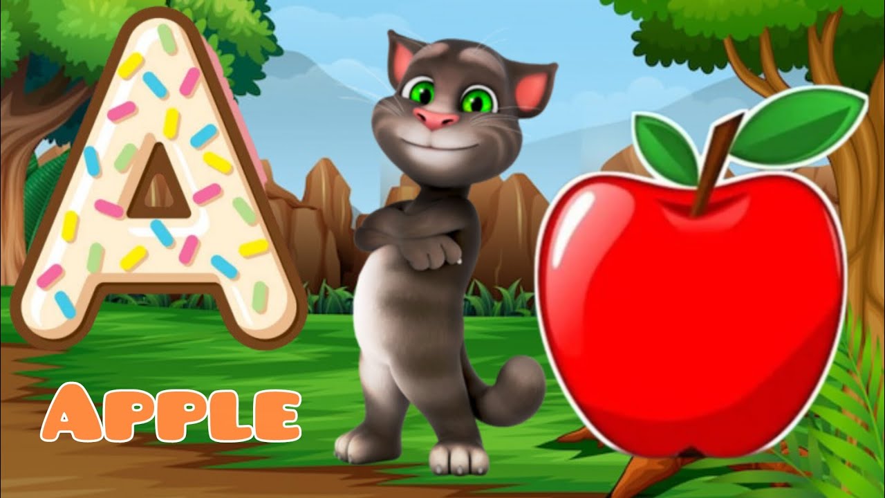 A for apple B for ball | Abcd song | phonics song with two words | English Alphabet | kids learning 