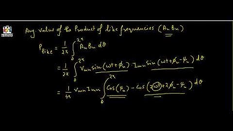 Average value of power in circuits having non sinusoidal voltages and currents by Sudhanshu Gupta