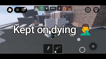 Roblox murderers vs sheriffs duels on mobile for the first time(MVSD)