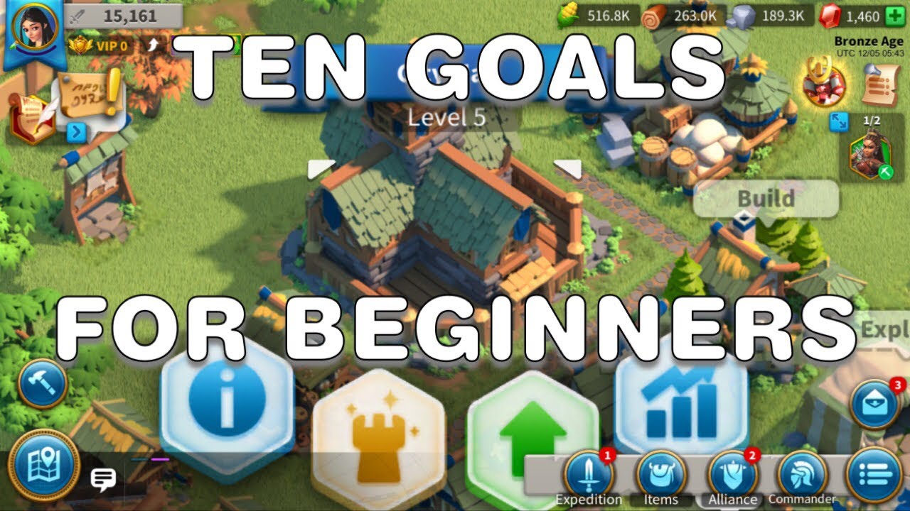Ten Goals for Beginners | Rise of Civilizations