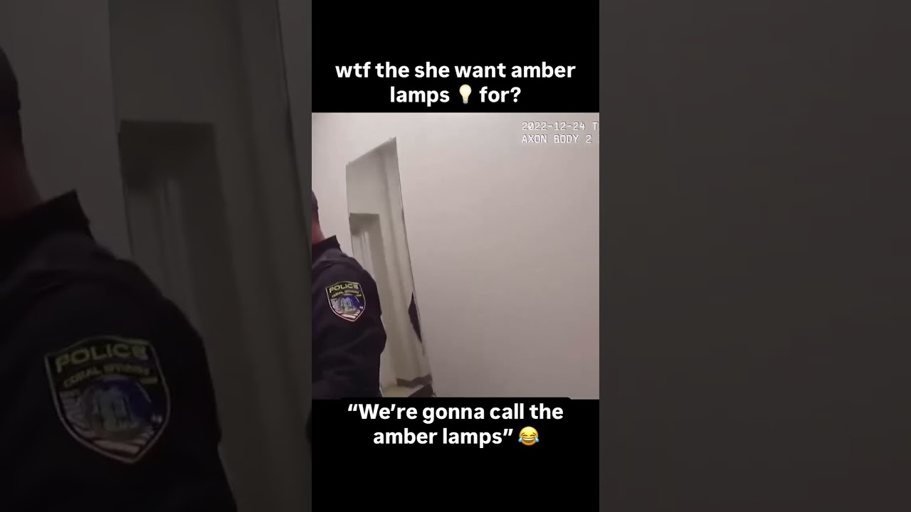 "We're gonna call the amber lamps"