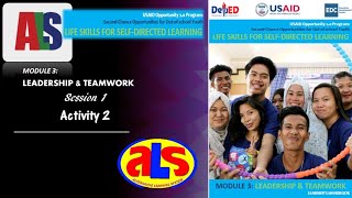 Module 3: Leadershipand Teamwork  (Activity 2)