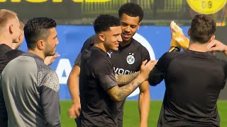 Jadon Sancho and Borussia Dortmund prepare for PSG Champions League semi-final clash