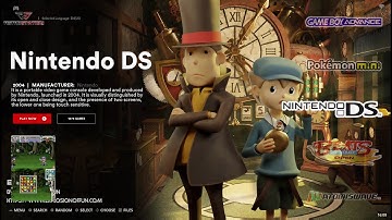 Nintendo DS Game List, Retrostation GTX