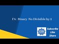 FA for Binary number Divisible by 2