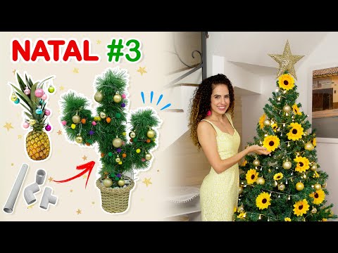 CHRISTMAS #3: CACTUS, SUNFLOWER & PINEAPPLE TREES | Paula Stephania