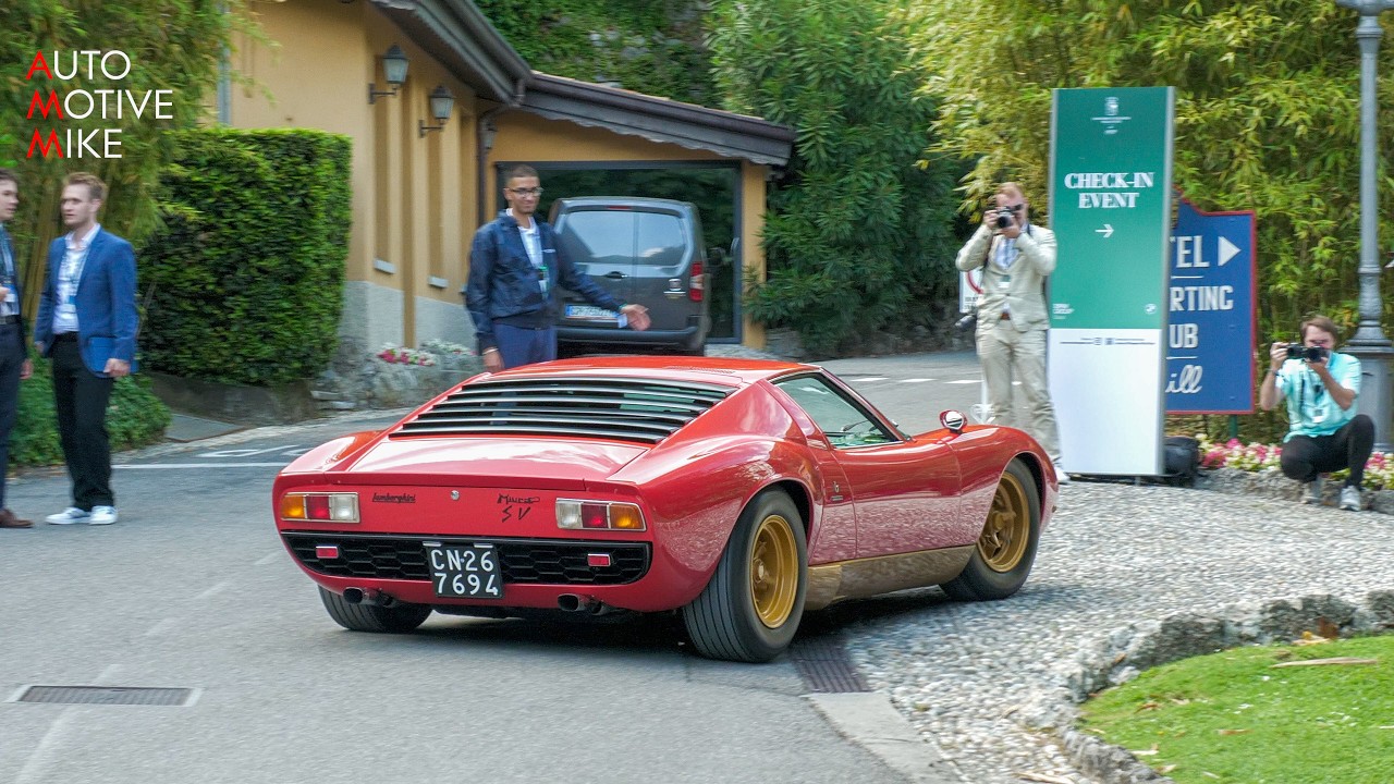 This is the 1972 Lamborghini Miura SV - Villa d'Este 2025 - YouTube