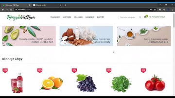 [ASP.NET MVC] Demo website bán hàng nông sản - code thuê đồ án