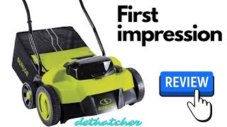 SunJoe BATTERY POWERED Scarifier + Dethatcher POWER RAKE: CUT THE CORD!