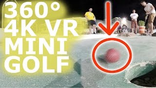 360° Virtual Reality Mini Golf 3 pair game 4K screenshot 5