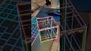 Multi-dimensional infinite cube in Blender | creepypasta