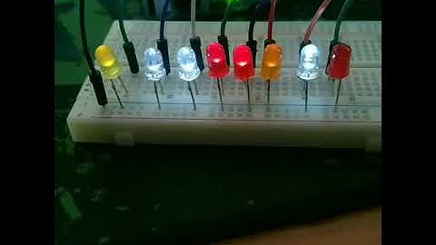 Arduino, secuencia LED