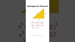 Find Value of x Using Pythagorean Theorem  Easy Trick #math #geometry #codematrixvishal #maths