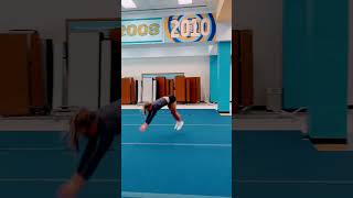 Tumble Pass! - round off, whip, double back handspring to a tuck ￼
