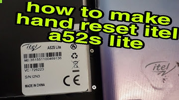 How to Hand Reset itel a52s lite password reset itel a52s lite
