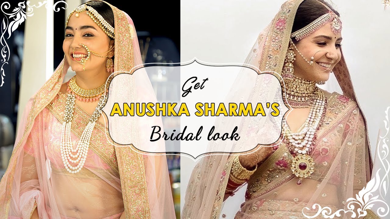 Anushka Sharma's wedding beauty looks