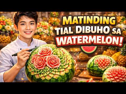“Unang Subok Ko sa Watermelon Carving… Resulta?”
