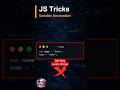 JS Variable Declaration Old vs Modern Way | JS Tips and Tricks #shorts #coding #frontend