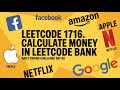 1716  Calculate Money in Leetcode Bank #dailychallenge #codinginterview #day60 #leetcode #faang