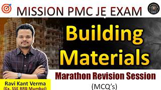 Building Materials | PMC | MMRDA | CSMC | By RAVI KANT VERMA