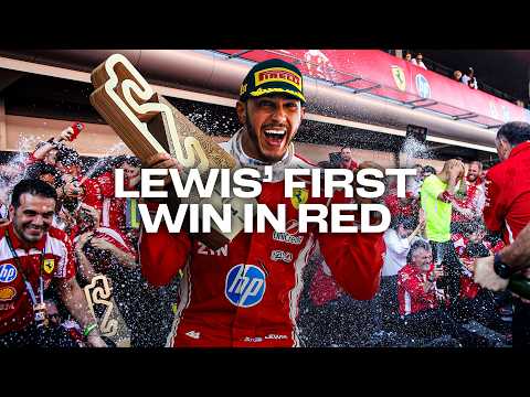 Video Lewis Hamiltons first win with Ferrari | Behind the scenes at the Barcelona GP