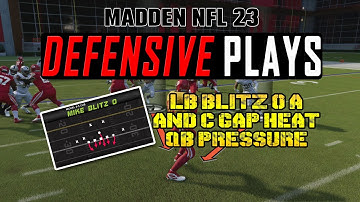 LB Blitz 0 - Nickel 3-3 Cub - Mike Blitz 0 - Madden NFL 23 Tips