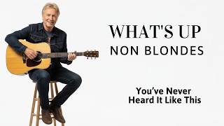 Download Lagu ( Slow Tempo) What's Up - 4 Non Blondes - Super Easy Fingerstyle Guitar TAB MP3