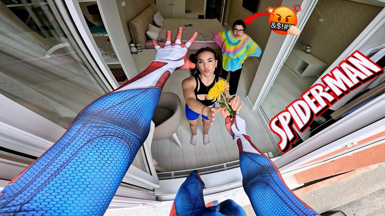 SPIDER-MAN CAN'T ESCAPE HIS GIRLFRIEND'S MOTHER (Funny Dramatic ParkourPOV Love)