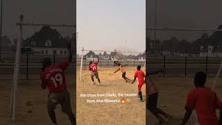Mbeumo With The Header  youtube funny manchesterunitedforever englishfootballclub comedy