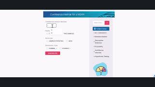 Subedi Calculator for Confidence Interval Population Mean 03 screenshot 4
