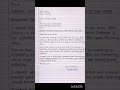 Formal Letter
